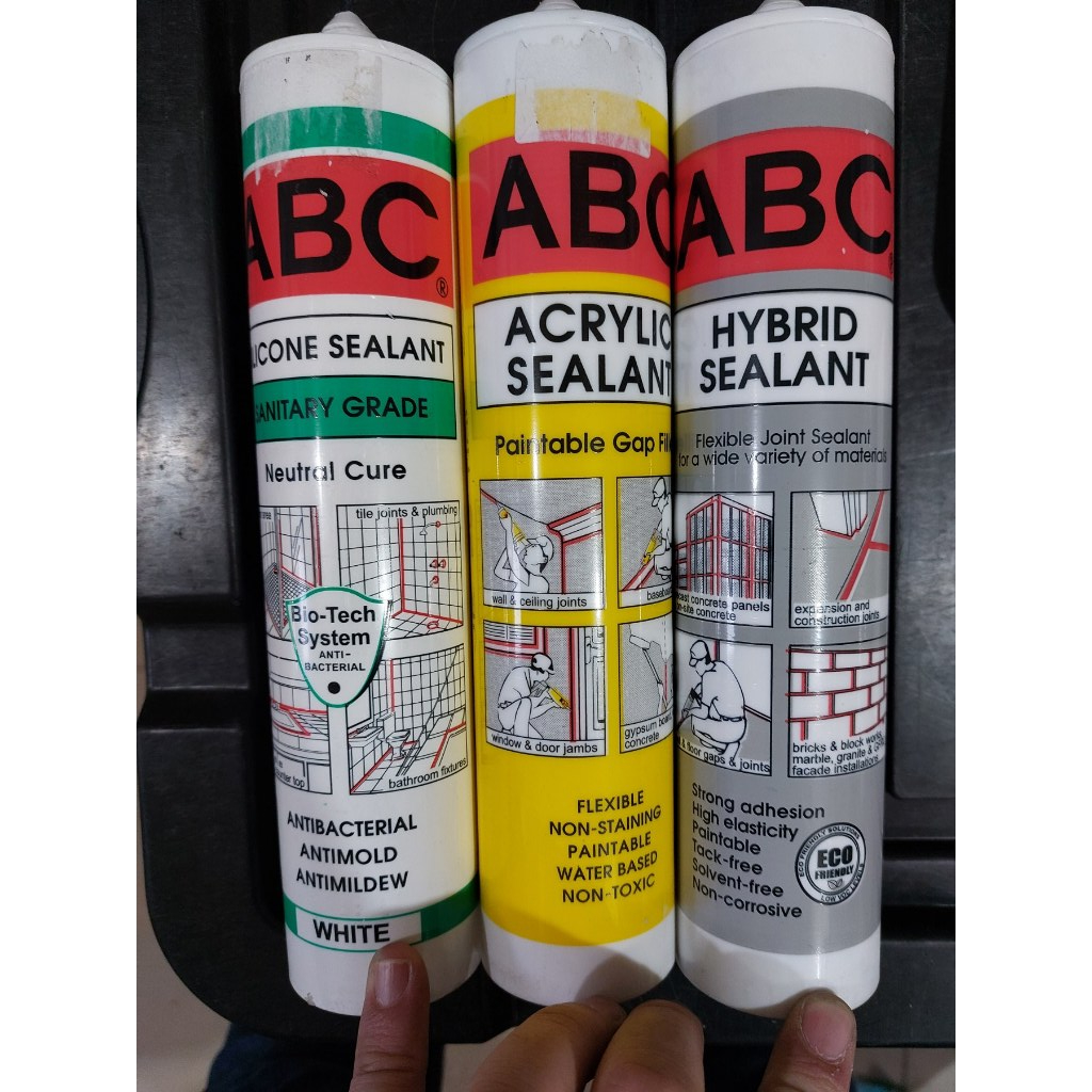 ABC Acrylic Paintable Sealant , Hybrid Polyurethane Sealant Or Sanitary