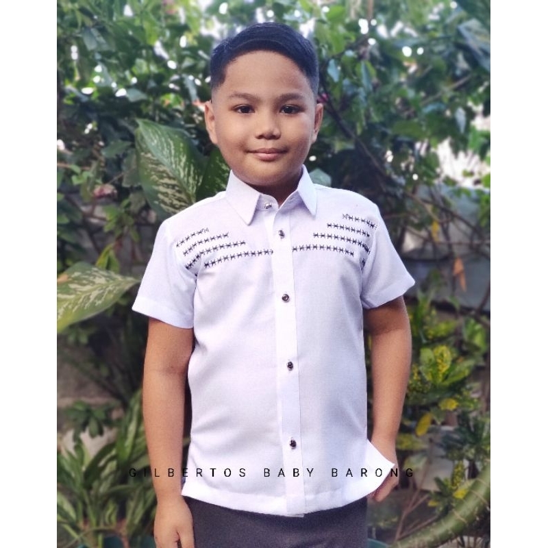 Polo Barong for kids / kiddie Barongs | Shopee Philippines