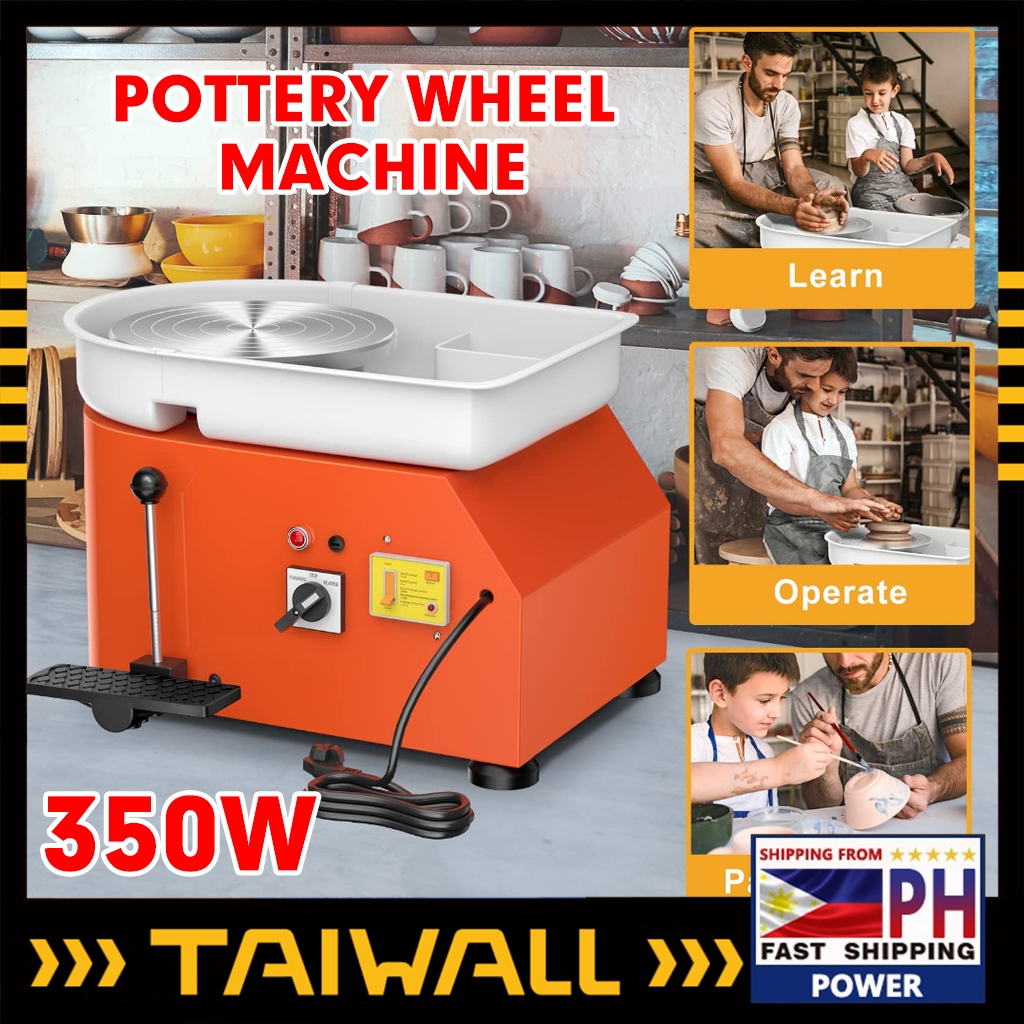 350W Electric Pottery Wheel Machine Ceramic Work DIY Clay Tool Art ...