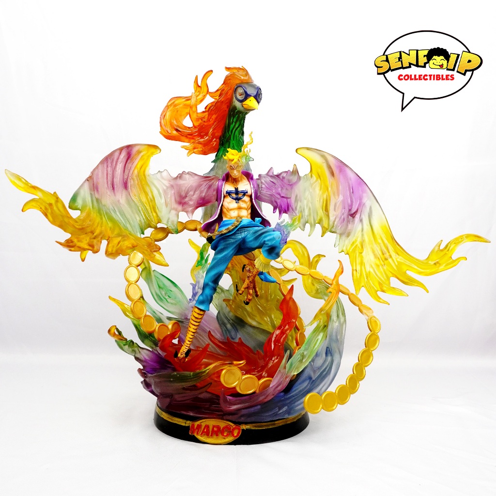 HQKO One Piece Big Size Marco Phoenix 46cm PVC Model Action Figure ...