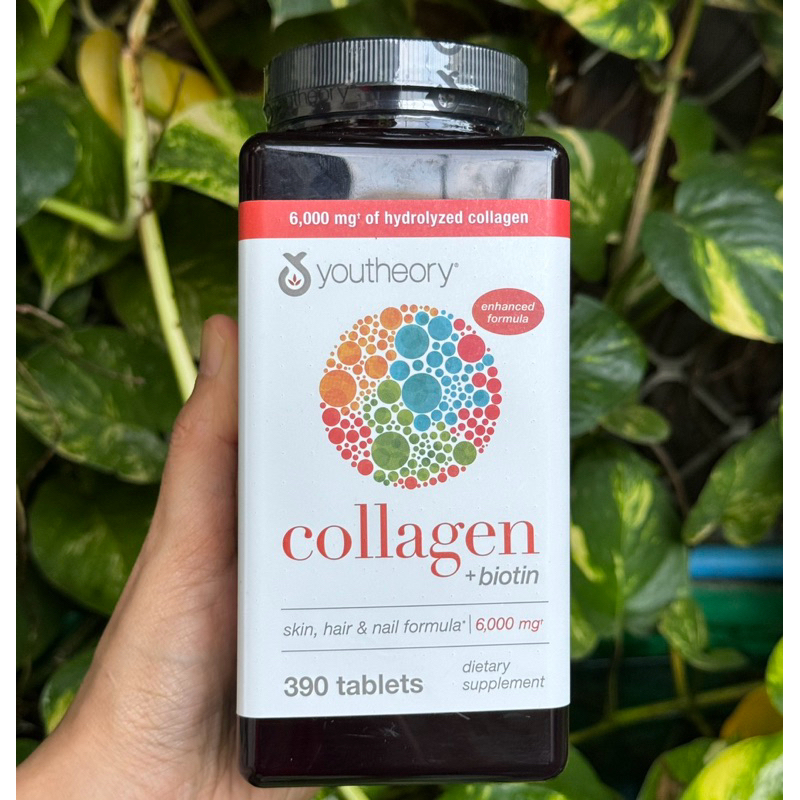 Youtheory Collagen Plus Biotin, 390 Tablets Shopee Philippines