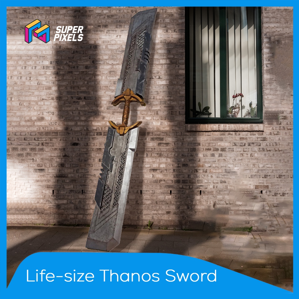 Life Sized Thanos Double Edged Sword by Super Pixels | Shopee Philippines