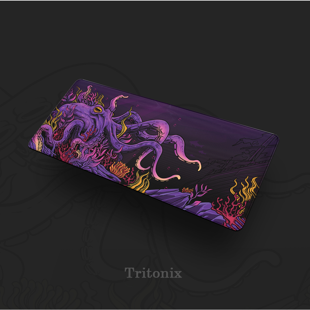 Macveth Artisan Deskmat Krakken Colorways Mousepad Extended Large