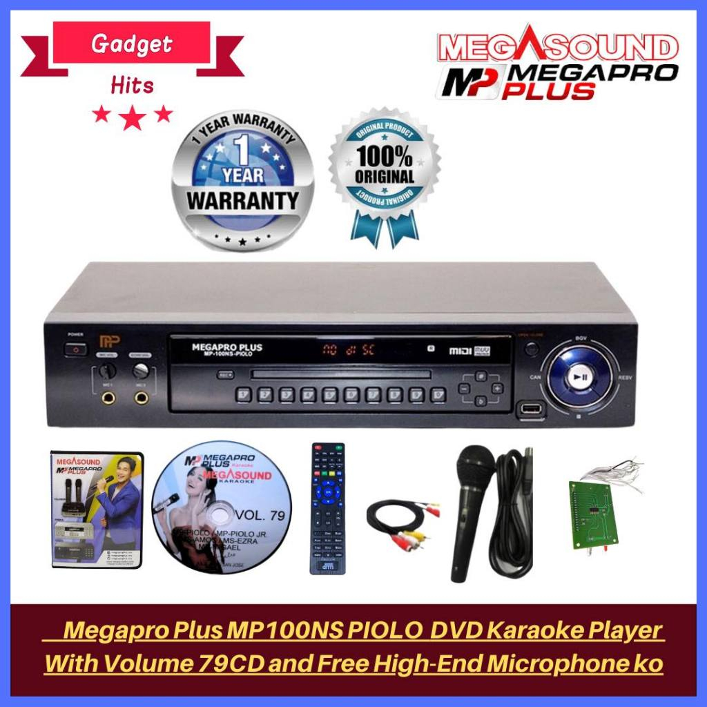 MegaPro Plus Megasound Karaoke DVD Player