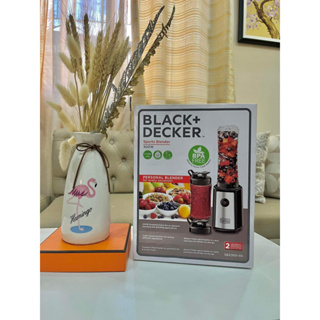 Order BLACK&DECKER Black+Decker 300W 6 Piece Personal Compact Sports Blender /Smoothie Maker Silver/Black SBX300 B5 Now!