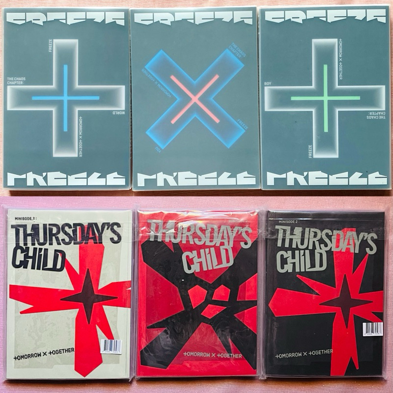 [ON HAND] TXT The Chaos Chapter: Freeze Albums Unsealed with Inclusions ...