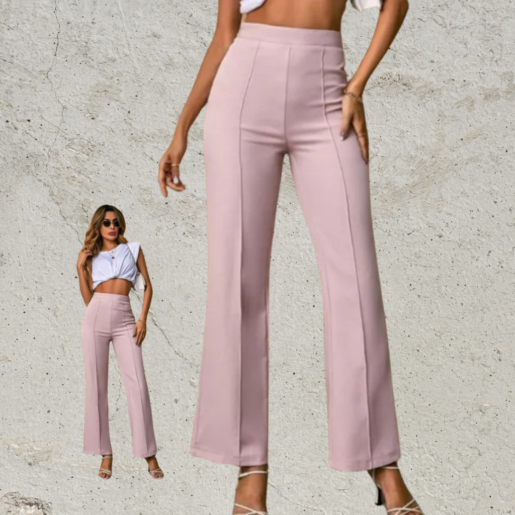 S&P Elegant & Formal High Waist Pants Women's Wide Leg Pants