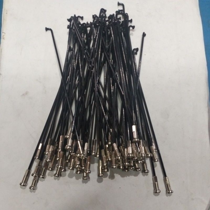 Mini Bmx bike spokes 16 hardened steel w/ stainless nipples Shopee