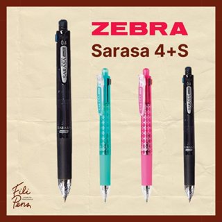 Zebra Sarasa Push Clip Gel Pen 0.3 mm - Black - Artillery Philippines