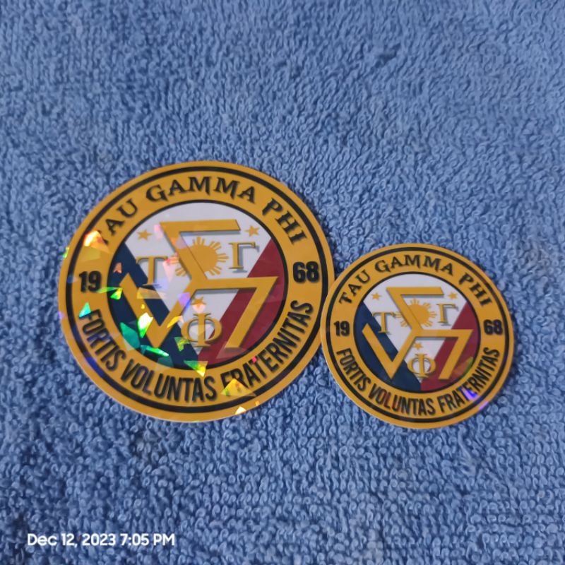 TAU GAMMA PHI TRISKELION STICKER PACK OF 2 PIECES | Shopee Philippines