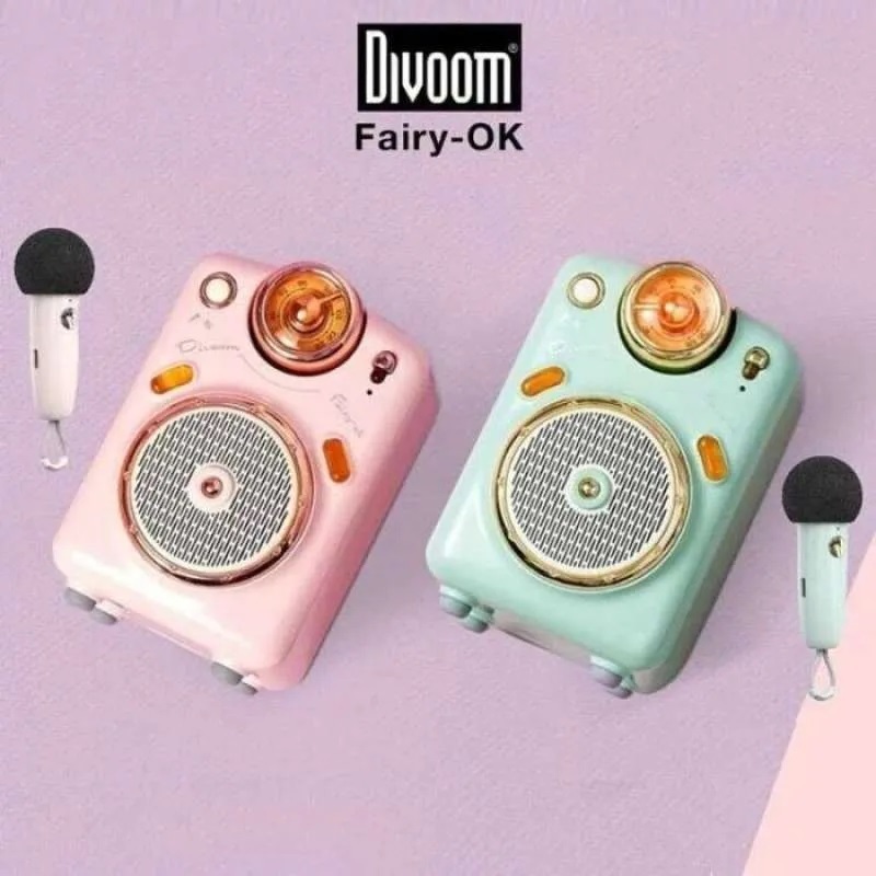 Divoom FAIRY OK Mini Portable Bluetooth Speaker with Karaoke | Shopee ...