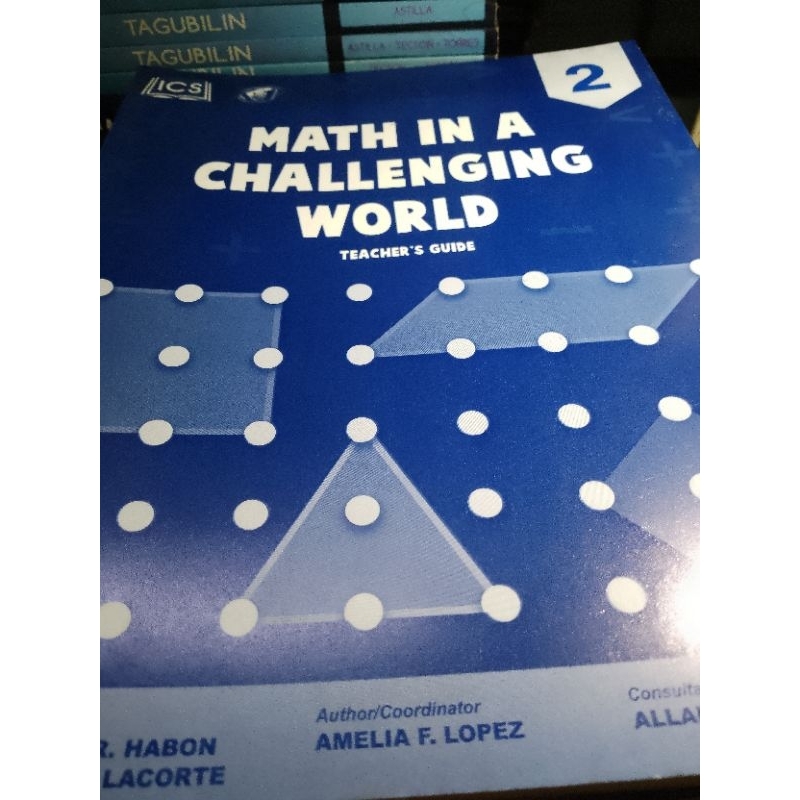 MATH A CHALLENGING WORLD grade 2 Teachers guide (brandnew | Shopee ...
