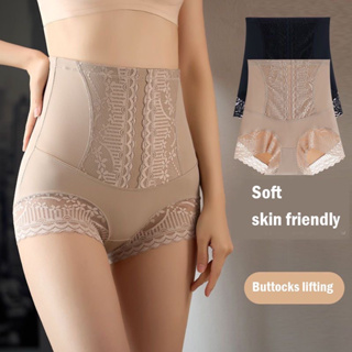 Women's Cotton Bikini Brief Tummy Control Shapewear Underwear Lace High  Waist Briefs Butt Lifter Body Shaper Panties Girdle, 3pcs