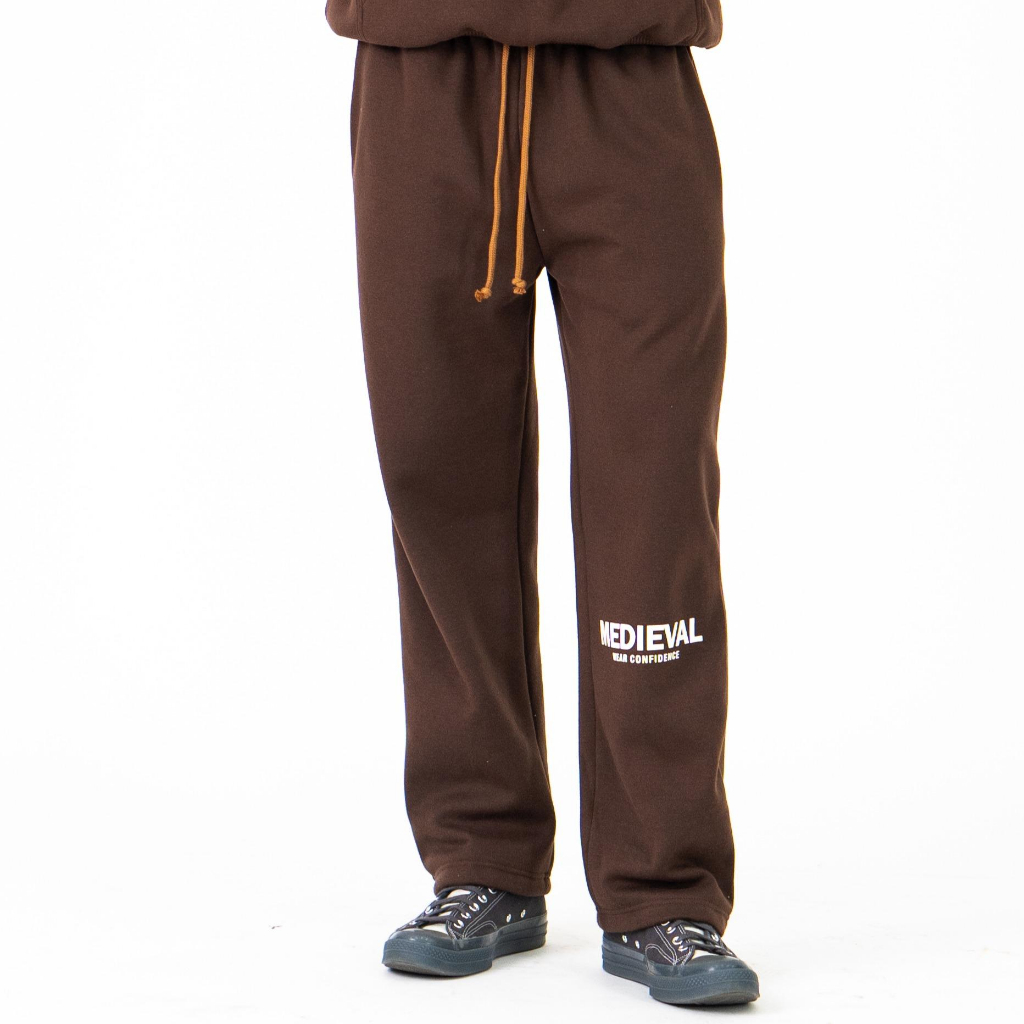 Medievalmnl Sweatpants heavyweight fabric 400gsm cotton fleece Cotton Baggy Menswear Large Trouser