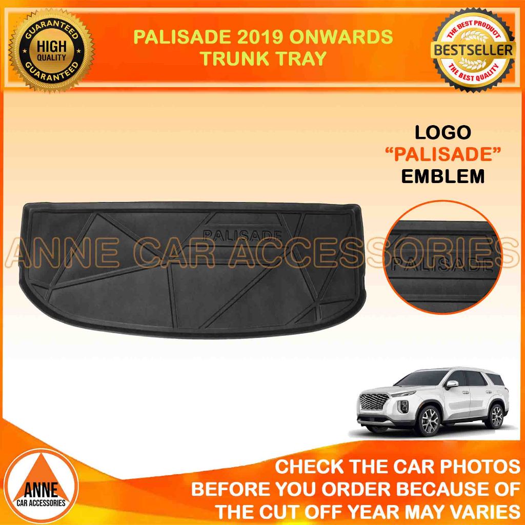 Hyundai Palisade 2019Onwards Model Trunk Tray / Cargo Trunk Tray