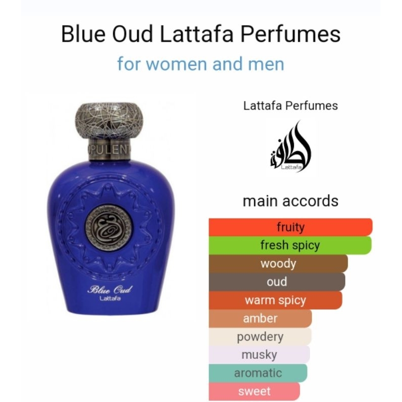 LATTAFA OPULENT BLUE OUD | Shopee Philippines