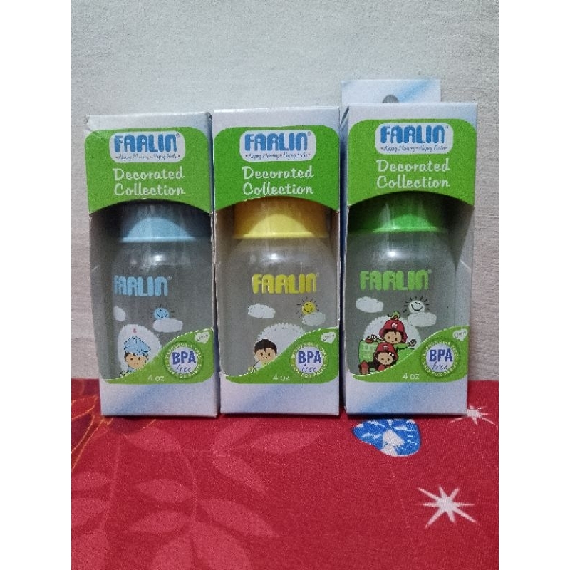 FARLIN DECORATED BUNDLE OF 3PCS (4oz/120ml) | Shopee Philippines