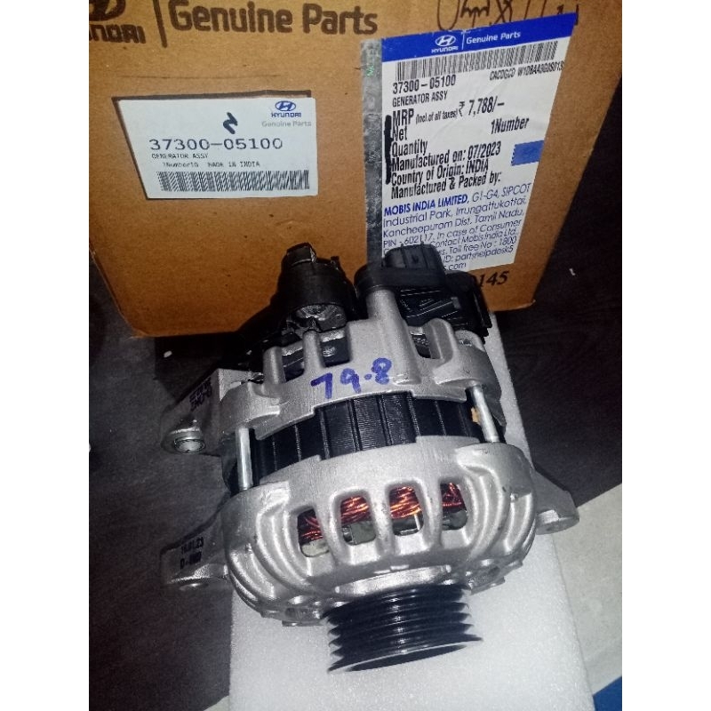 ALTERNATOR ASSY GENUINE ORIGINAL FOR HYUNDAI EON 2012-2019 MODEL FOR ...