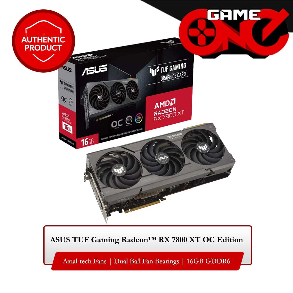 ASUS TUF Gaming Radeon RX 7800 XT White OC Edition 16GB GDDR6, Graphics  Card