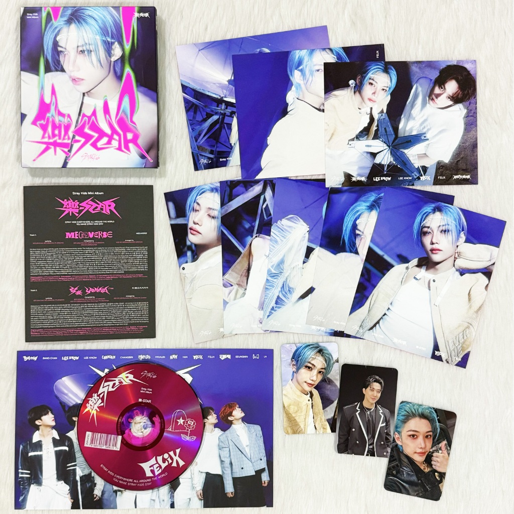 Stray Kids Felix Rockstar Photocard SKZ Stray Kids Rockstar