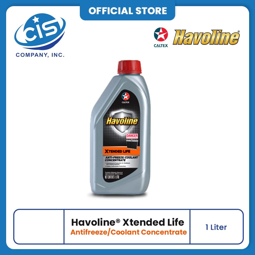 Havoline® Xtended Life Antifreeze/Coolant Concentrate 1 Liter | Shopee ...