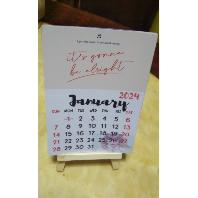 Cute Desk Calendar 2024 Shopee Philippines