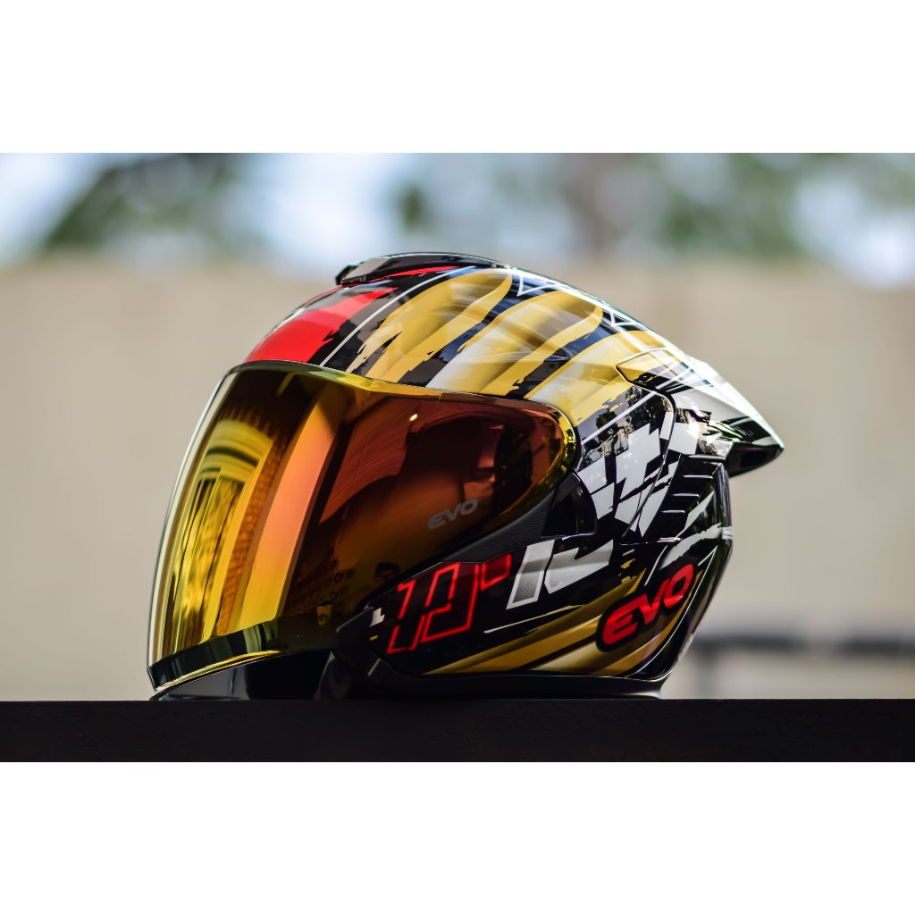 Evo Rx5 Katana (Half-face, dual visor) | Shopee Philippines