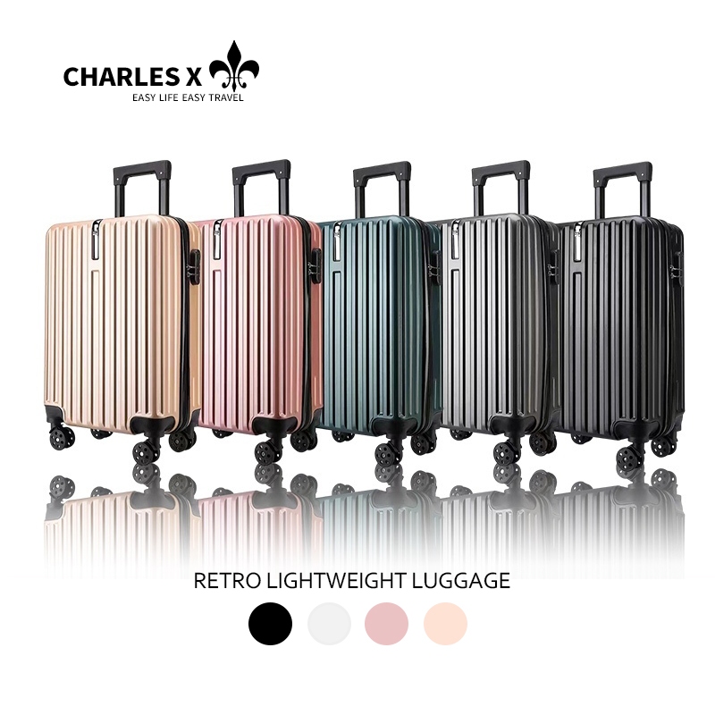 CHARLES X 20 inch luggage travel suitcase large capacity business ...