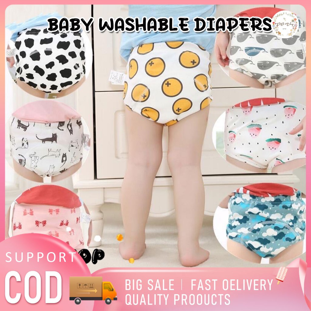 CICI Baby Training Pants Washable Cloth Diaper Learning Newborn