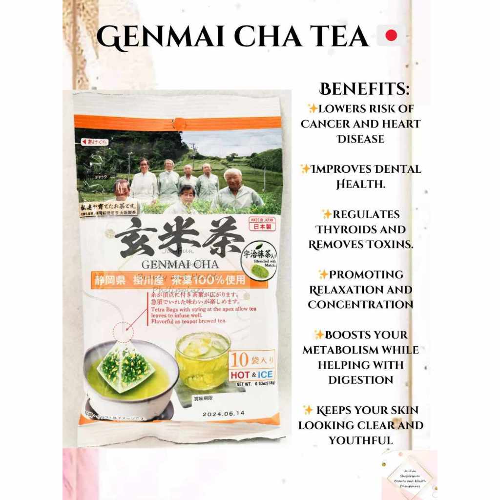 DAISO HEALTHY GENMAI CHA TEA ( JAPAN ) | Shopee Philippines