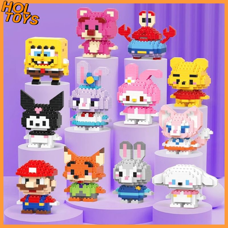 Mini Buliding Brick Compatible Cartoon Small Block Toys Decor Box Gifts ...