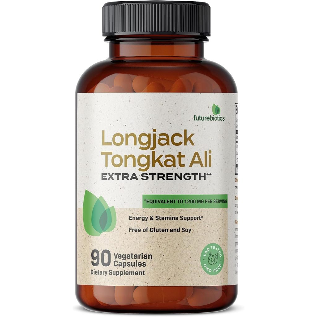 Longjack Tongkat Ali 90 Capsules 1200 MG Supplement Futurebiotics