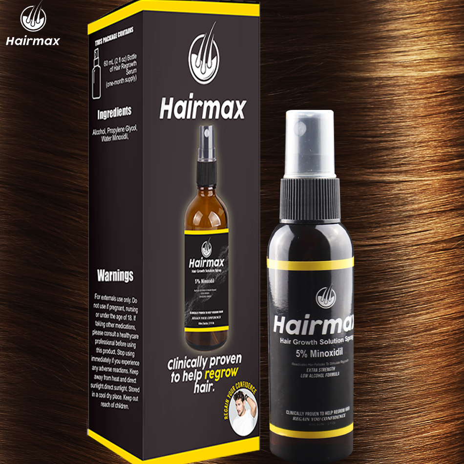 Hairmax Hair Growth Solution Spray 5 Minoxidil (60 ml) Shopee Philippines