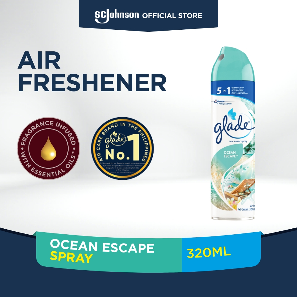 Glade Air Freshener Ocean Escape 320ml Shopee Philippines