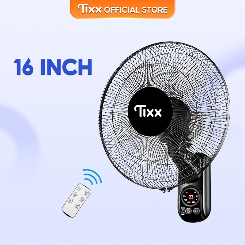 Tixx Wall Fan With Remote Control Electric Fan 16 inch Shopee Philippines