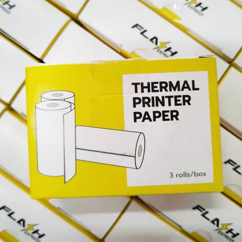 Flash Express 12 Rolls Sticker Thermal Printing Paper 57x30mm FEX01057 ...