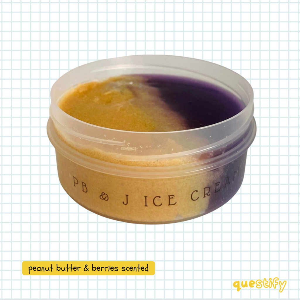 PB & J Ice Cream Slime (100g OR 200g) | Shopee Philippines