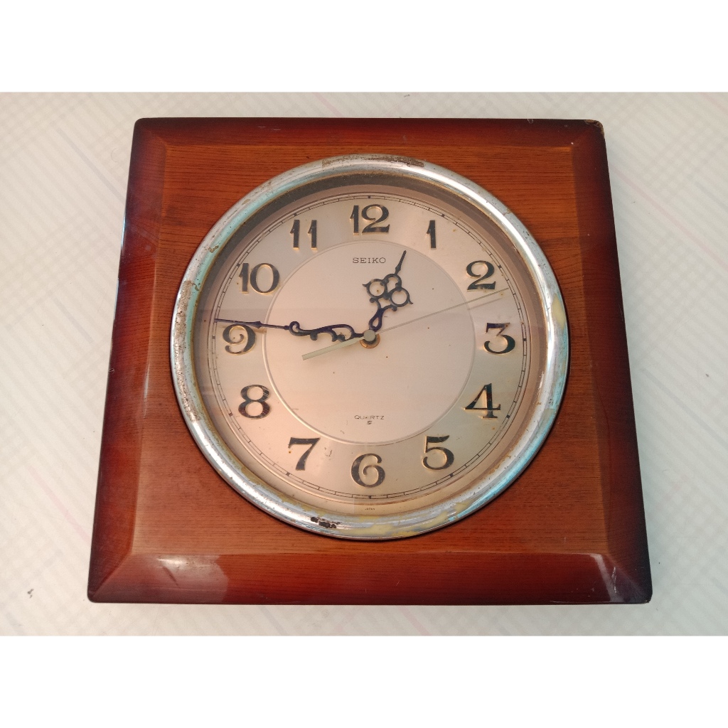SEIKO QUARTZ Wall Clock Made in Japan As Is Shopee Philippines