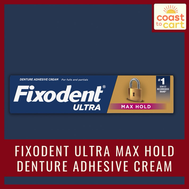 Fixodent Ultra Max Hold Denture Adhesive Cream Shopee Philippines