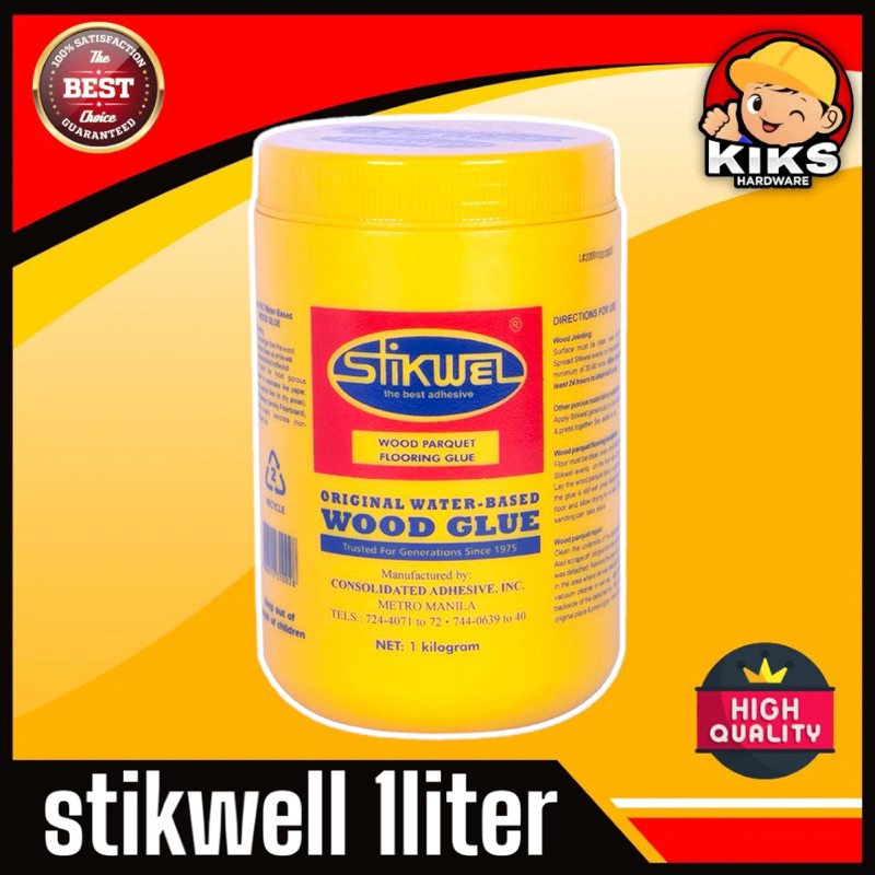 Stikwel Wood Glue Adhesive 1liter Shopee Philippines