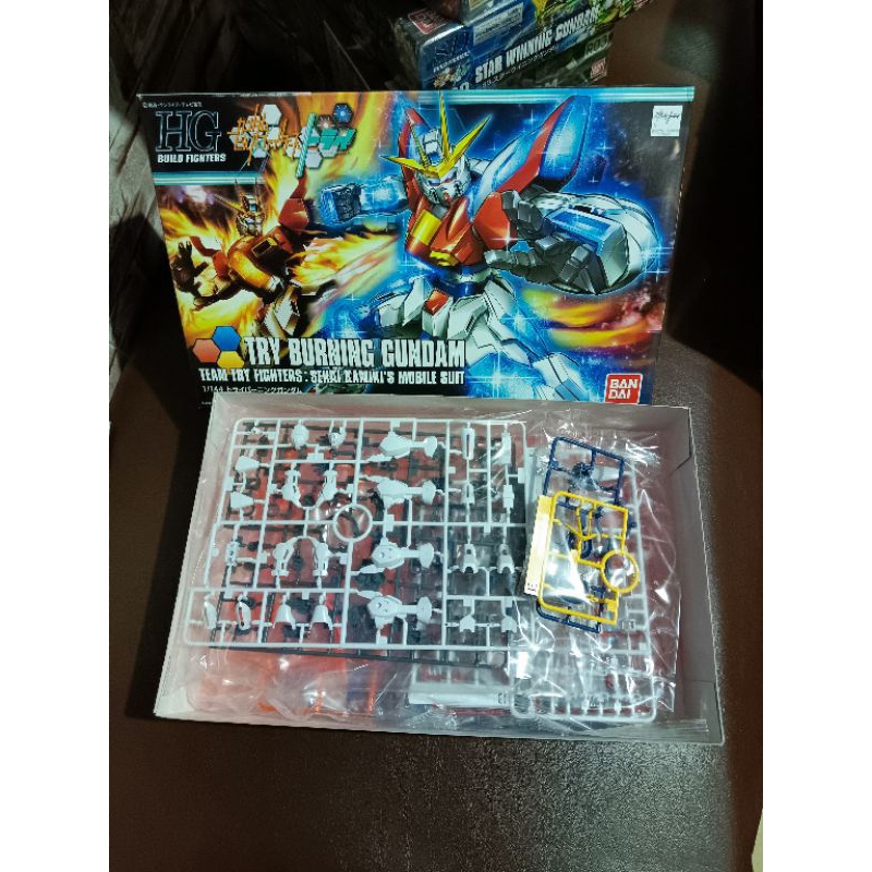 HG Try Burning Gundam Bandai | Shopee Philippines