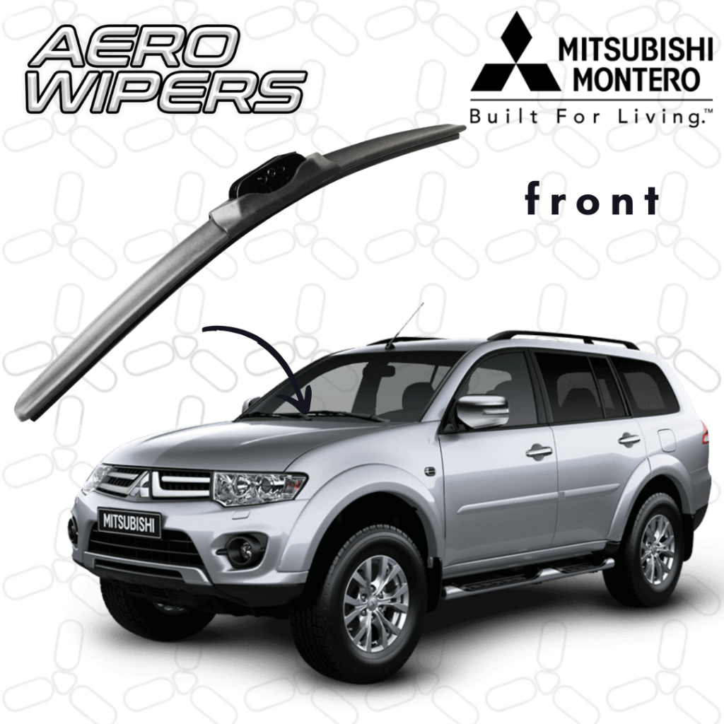 Montero Wiper Blades Mitsubishi 2006 to 2020 Original fit Front