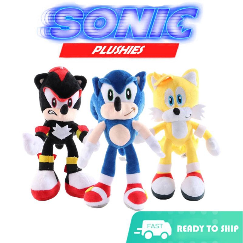 Sonic Plushie (Sonic, Tails, Shadow Sonic) | Shopee Philippines