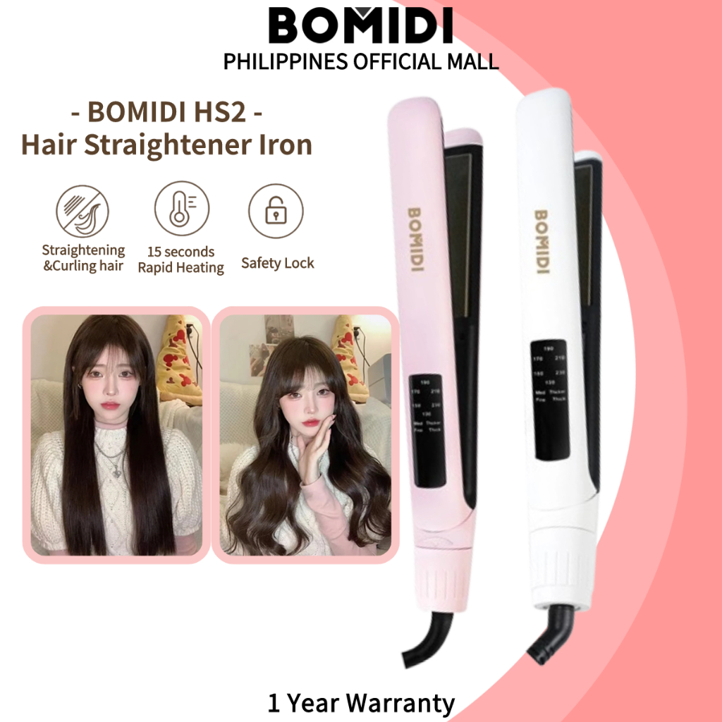 Hair iron outlet shopee