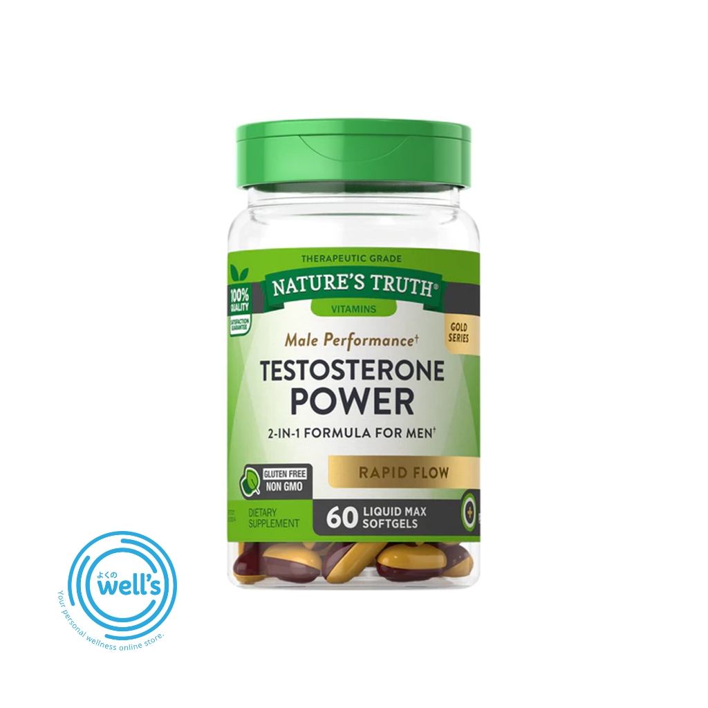 Nature's Truth Testosterone Power for Men 60 Liquid Max Softgels Shopee Philippines