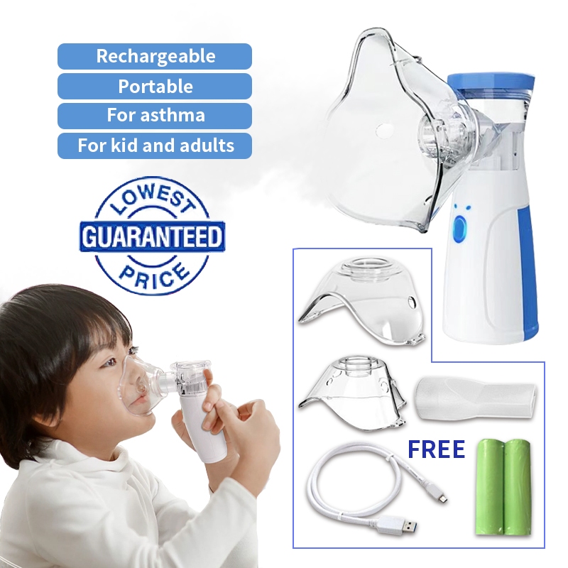Nebulizer for asthma Portable rechargeable Inhaler Ultrasonic Spray nebulizer for baby And