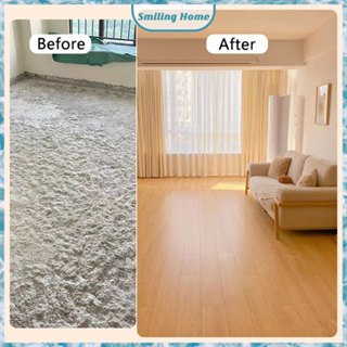 3D Wood Grain Floor Sticker PVC Vinyl Tile Flooring Self Adhesiv ...