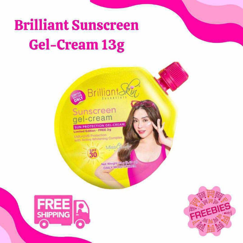 Brilliant Sunscreen Gel Cream 13g | Shopee Philippines