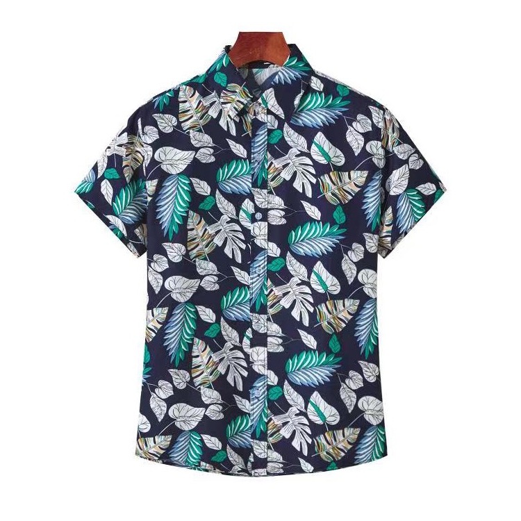 fashion floral hawaiian summer polo shirt Shopee Philippines