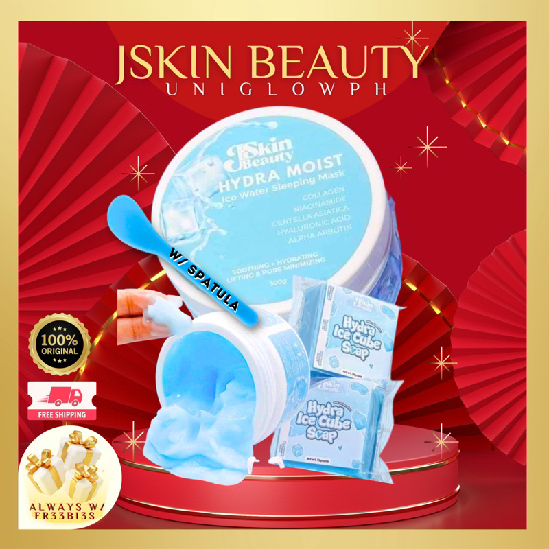 W Freebies Jskin Beauty Hydra Moist Ice Water Sleeping Mask Hydramoist Hydra Ice Cube Soap